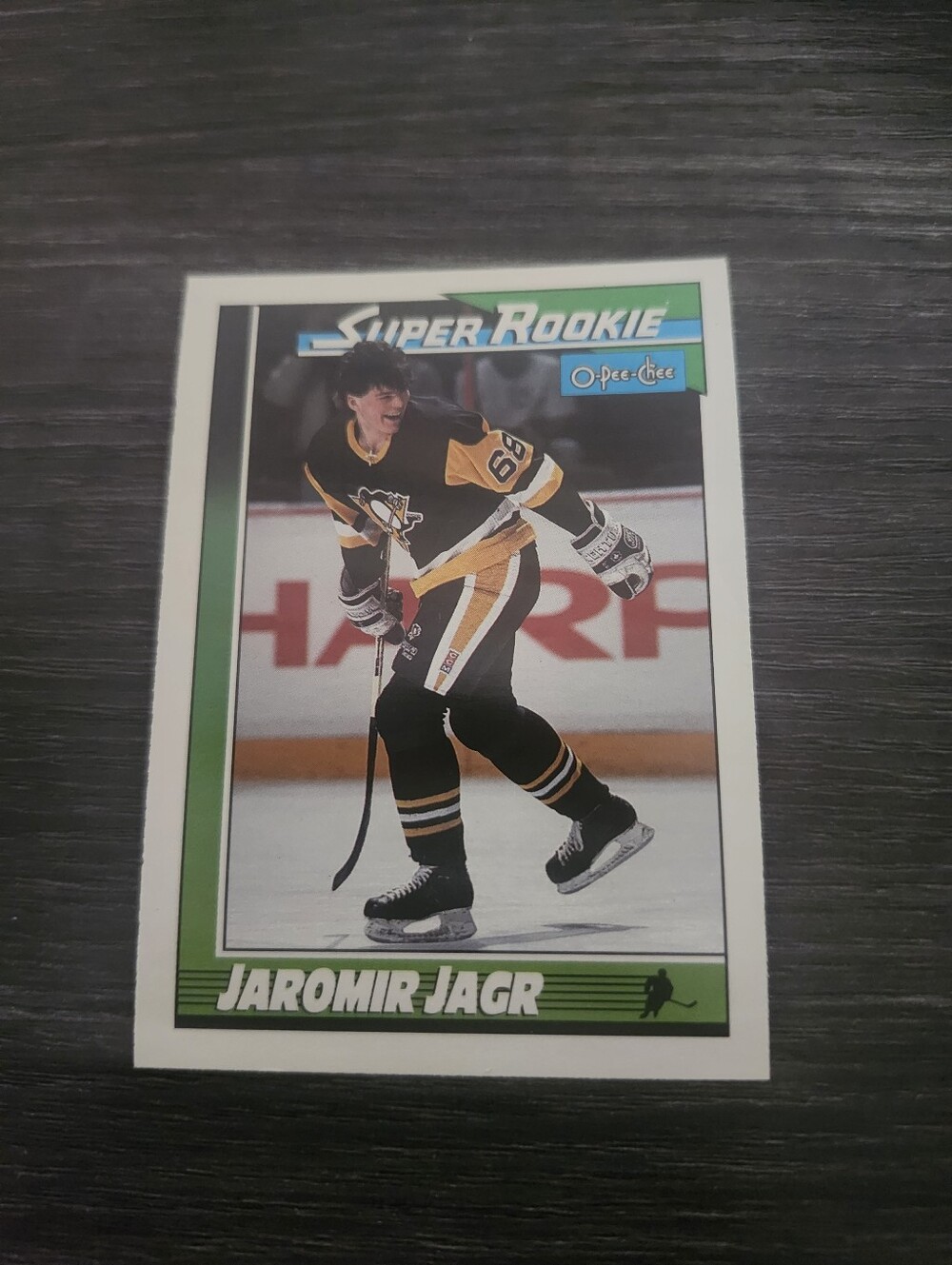 1991-92 Jaromir Jagr‎ Super Rookie O-Pee-Chee Hockey Pittsburgh Penguins